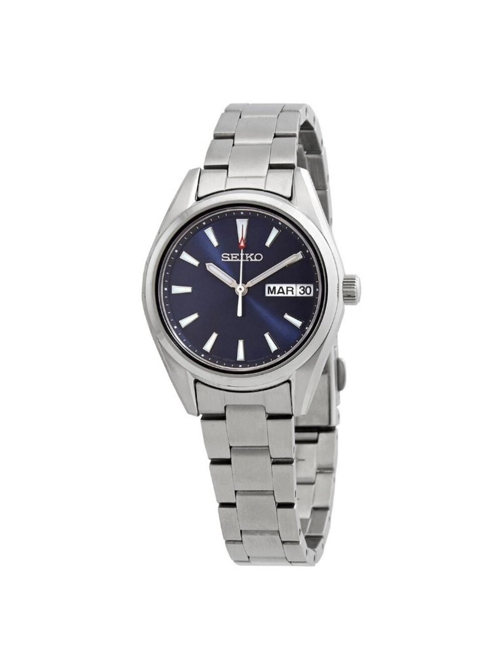 NWT Seiko Neo Classic Quartz Blue Dial Ladies Watch